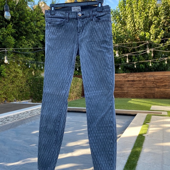 Current Elliott Fishnet Skinny Jeans size 29 - Picture 6 of 10